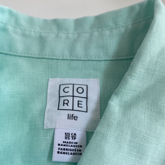 Core Life Brand Linen Button Up Dress - Picture 5 of 6